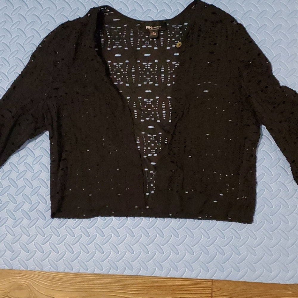 RN Studio cropped cardigan